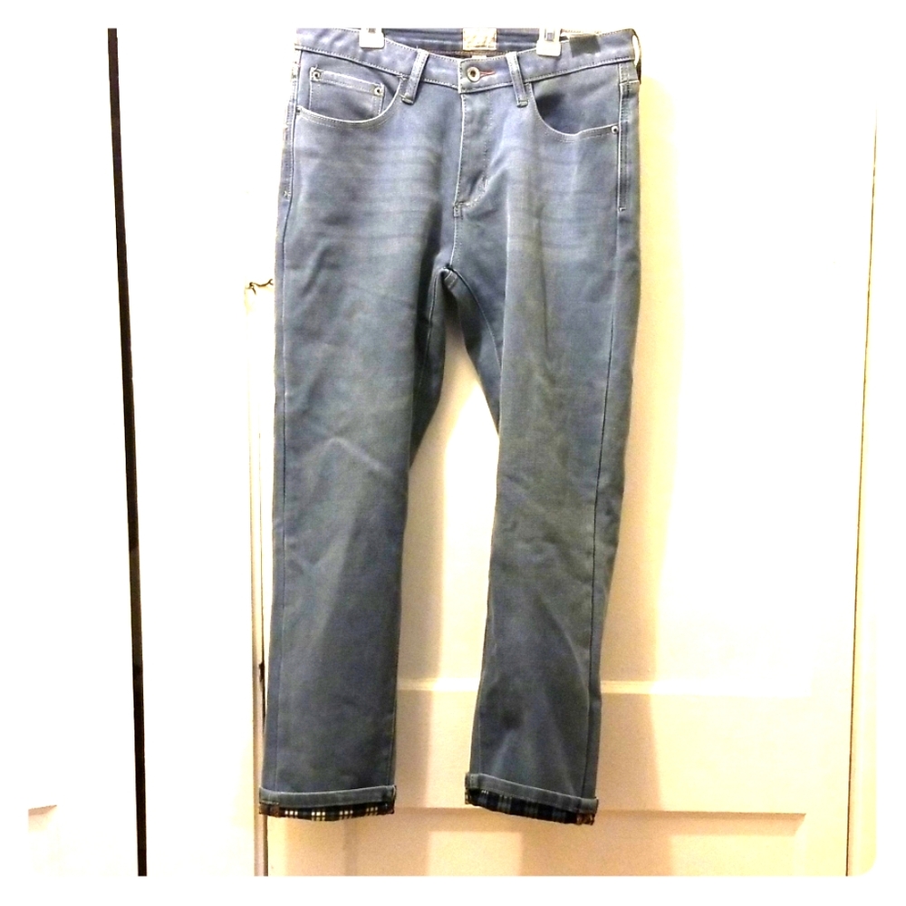 Fleece lined jeans